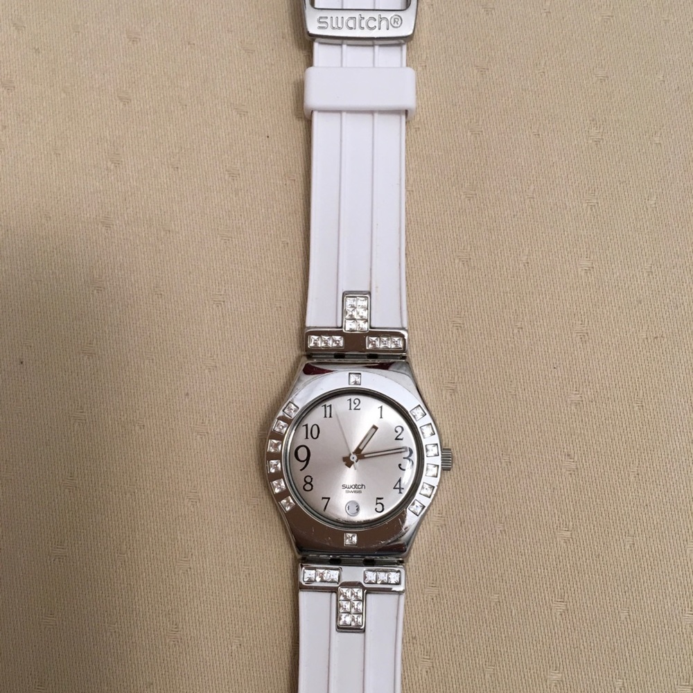 Swatch Swiss Women White Watch